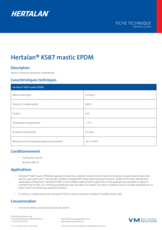 Hertalan KS87 Mastic EPDM - FT